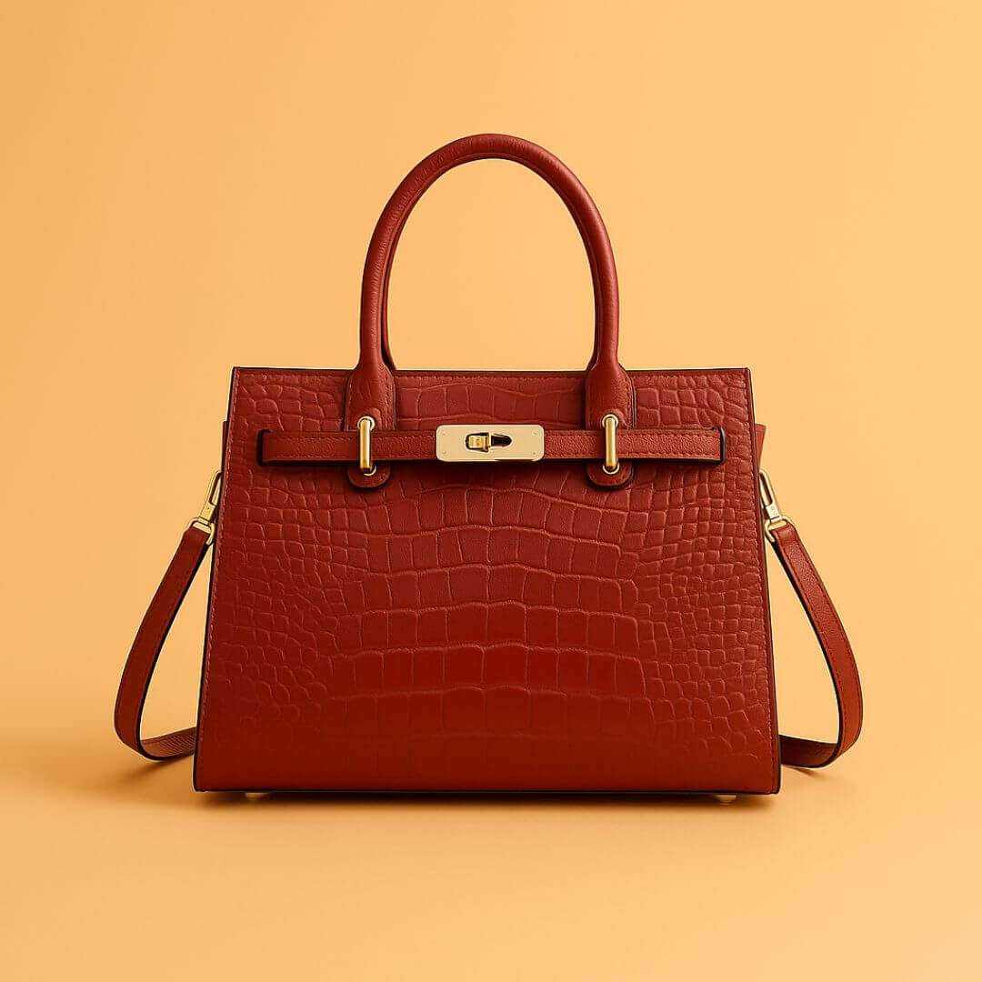 EvaGrande Croco Satchel